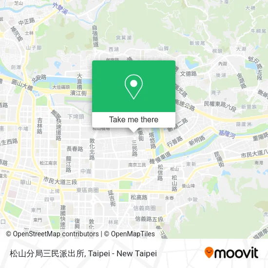 松山分局三民派出所地圖