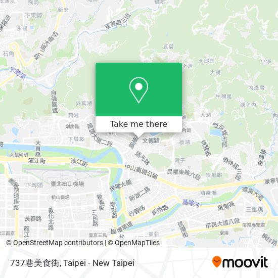 737巷美食街 map