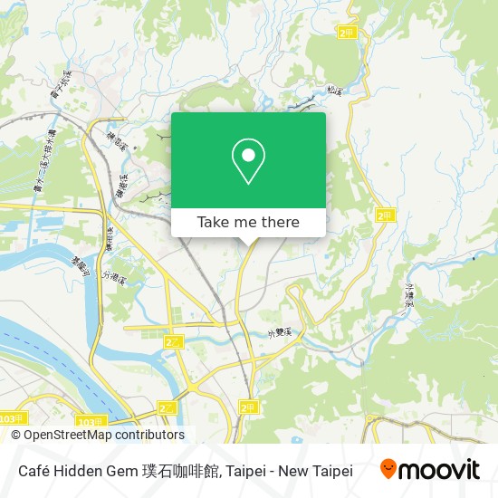 Café Hidden Gem 璞石咖啡館 map