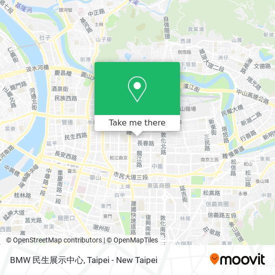 BMW 民生展示中心 map