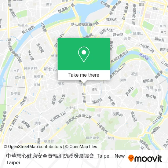 中華慈心健康安全暨輻射防護發展協會地圖