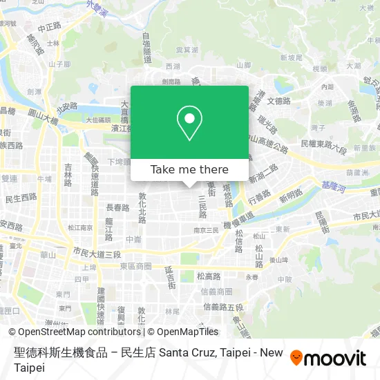 聖德科斯生機食品 – 民生店 Santa Cruz map