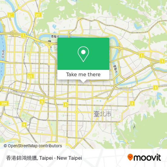 香港錦鴻燒臘 map