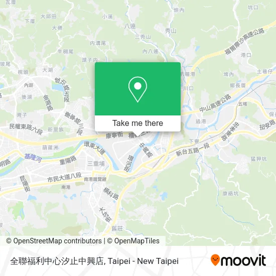 全聯福利中心汐止中興店地圖