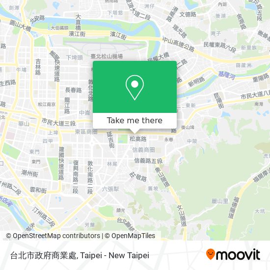 台北市政府商業處 map