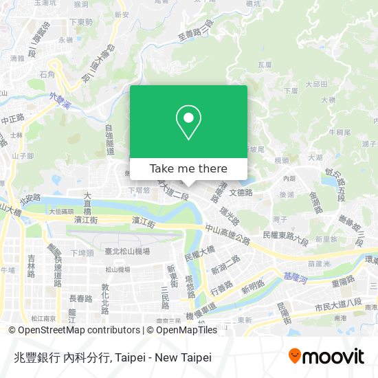 兆豐銀行 內科分行 map