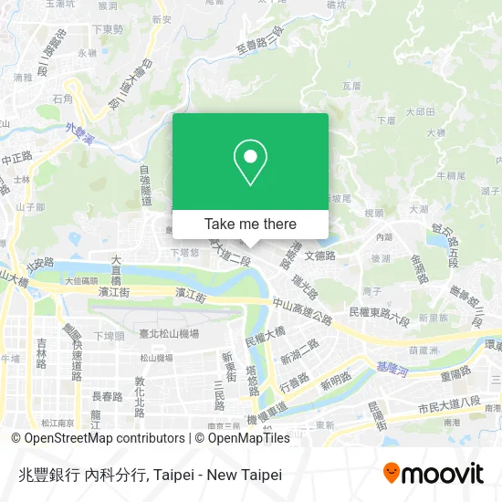 兆豐銀行 內科分行地圖