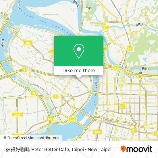 彼得好咖啡 Peter Better Cafe map