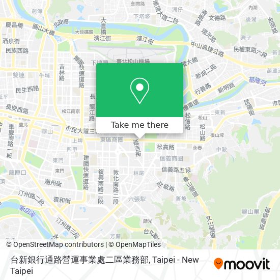 台新銀行通路營運事業處二區業務部 map