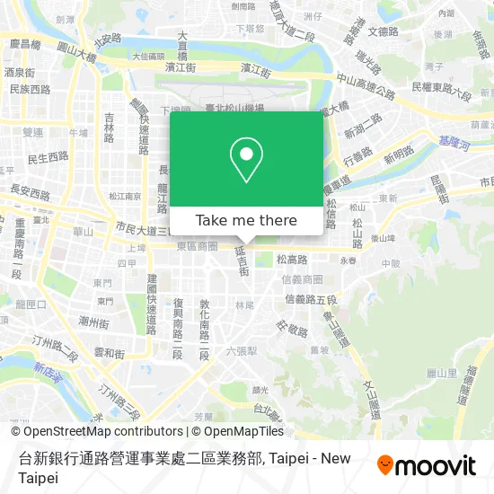 台新銀行通路營運事業處二區業務部 map