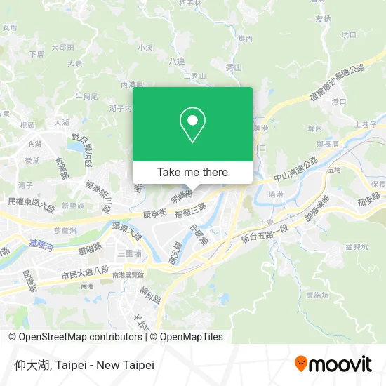 仰大湖 map