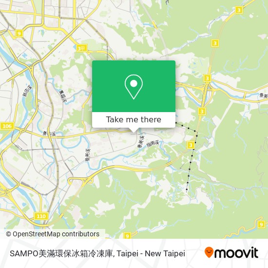 SAMPO美滿環保冰箱冷凍庫 map