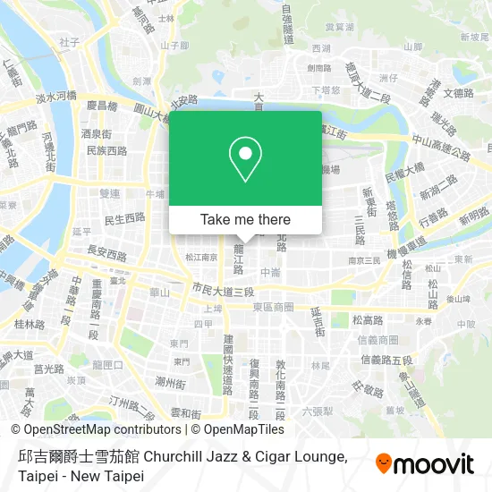 邱吉爾爵士雪茄館 Churchill Jazz & Cigar Lounge map