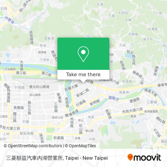 三菱順益汽車內湖營業所 map