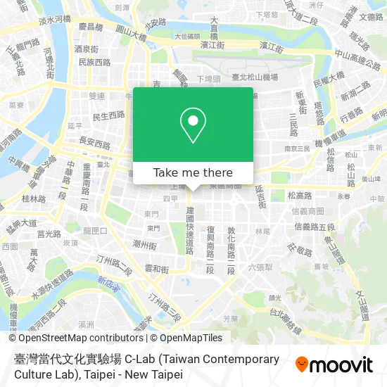 臺灣當代文化實驗場 C-Lab (Taiwan Contemporary Culture Lab) map