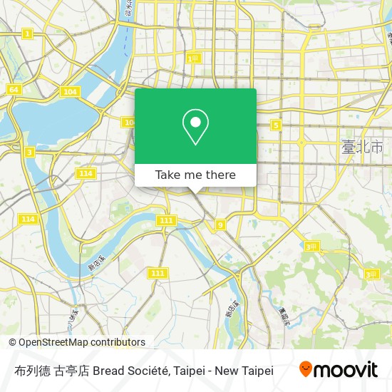 布列德 古亭店 Bread Société map