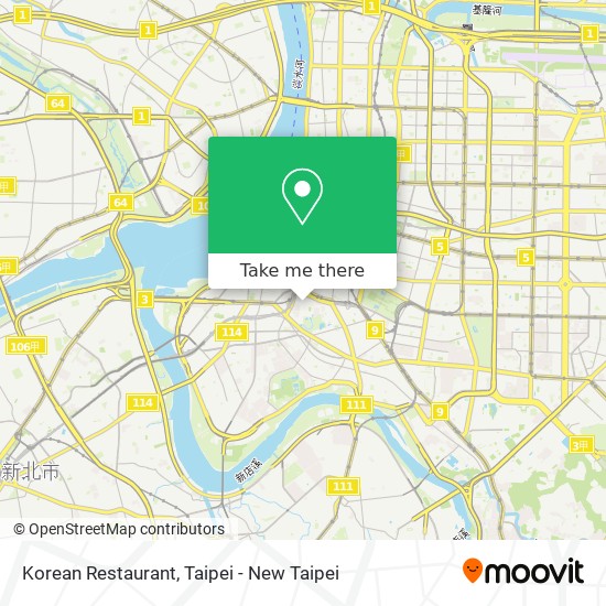 Korean Restaurant map