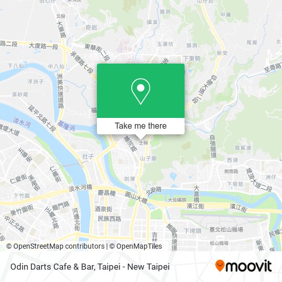 Odin Darts Cafe & Bar map