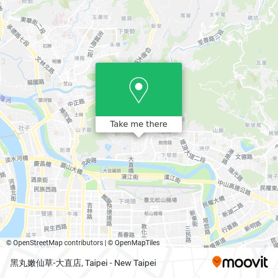 黑丸嫩仙草-大直店 map