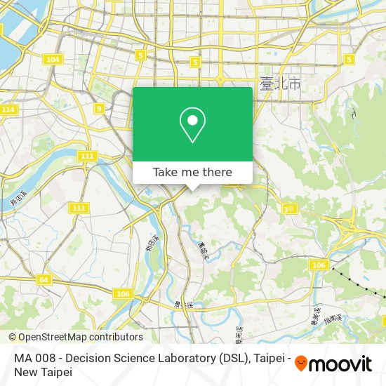 MA 008 - Decision Science Laboratory (DSL) map