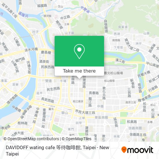 DAVIDOFF wating cafe 等待咖啡館地圖