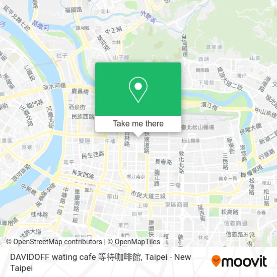 DAVIDOFF wating cafe 等待咖啡館地圖
