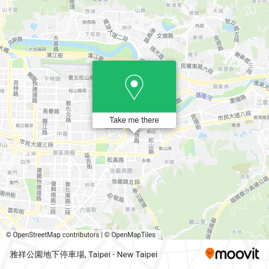 雅祥公園地下停車場 map
