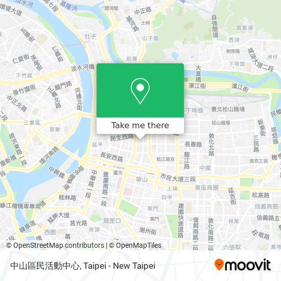 中山區民活動中心 map