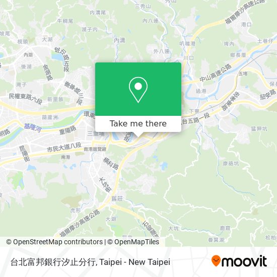 台北富邦銀行汐止分行 map