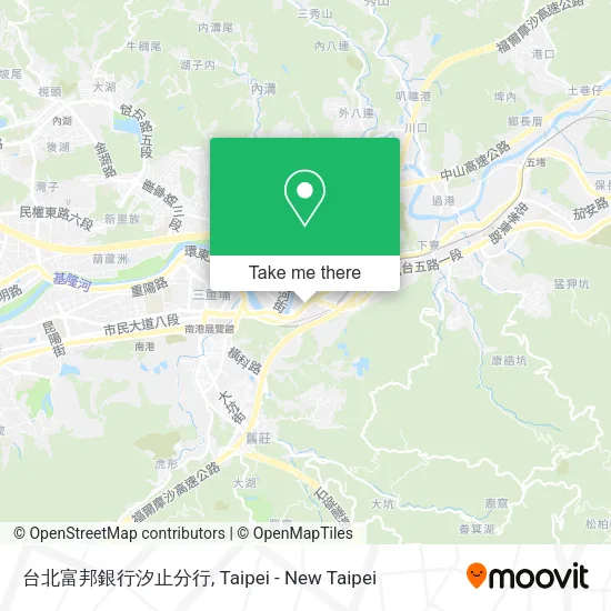 台北富邦銀行汐止分行地圖