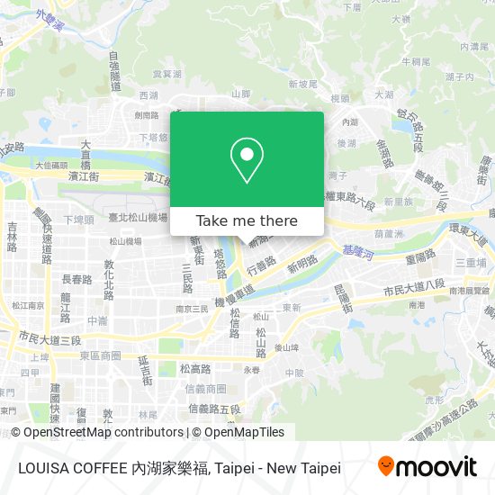 LOUISA COFFEE 內湖家樂福地圖