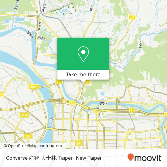 Converse 尚智-大士林 map