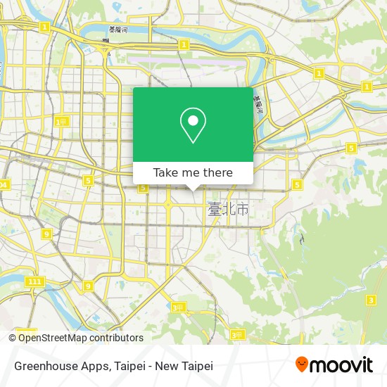 Greenhouse Apps map