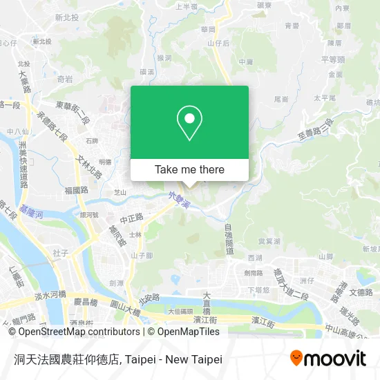 洞天法國農莊仰德店地圖