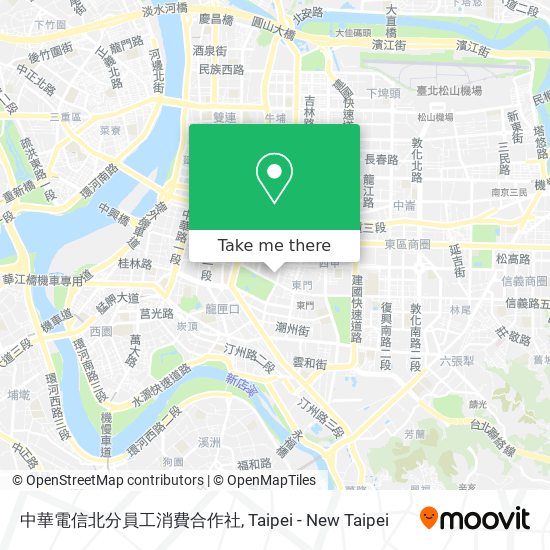 中華電信北分員工消費合作社 map