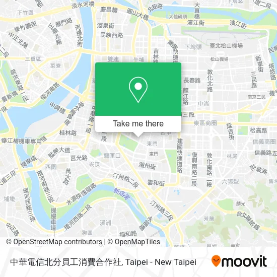 中華電信北分員工消費合作社地圖