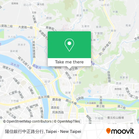 陽信銀行中正路分行 map