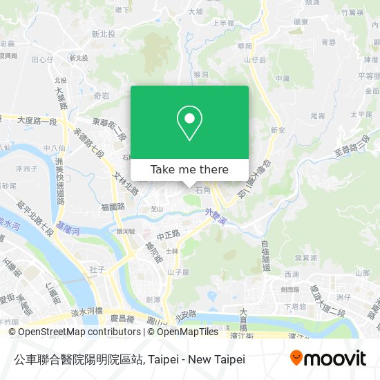 公車聯合醫院陽明院區站 map