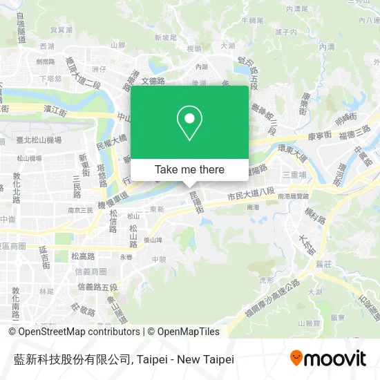 藍新科技股份有限公司地圖
