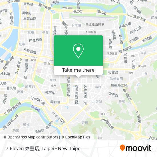 7 Eleven 東豐店 map
