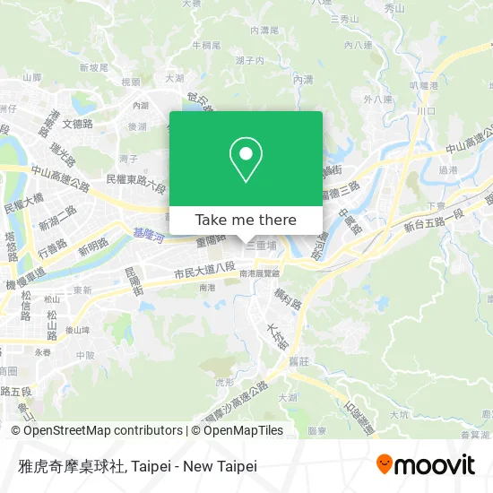 雅虎奇摩桌球社 map