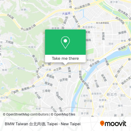 BMW Taiwan 台北尚德 map