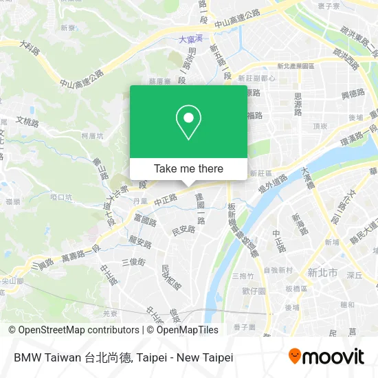 BMW Taiwan 台北尚德 map
