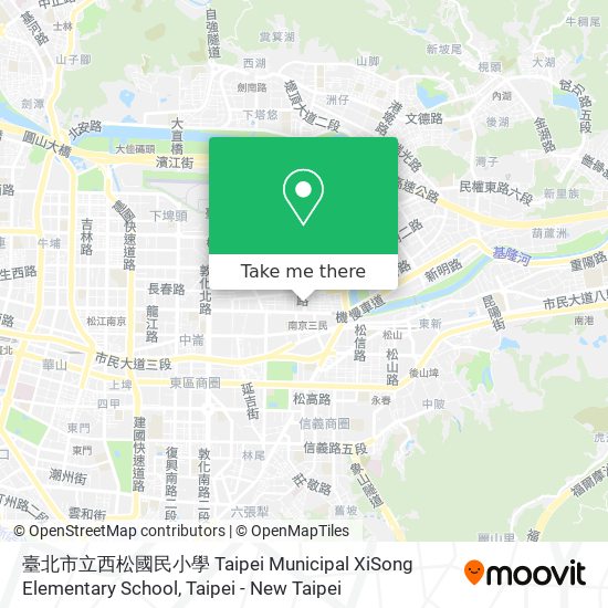 臺北市立西松國民小學 Taipei Municipal XiSong Elementary School地圖