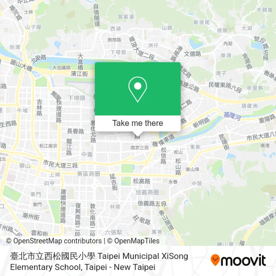 臺北市立西松國民小學 Taipei Municipal XiSong Elementary School map