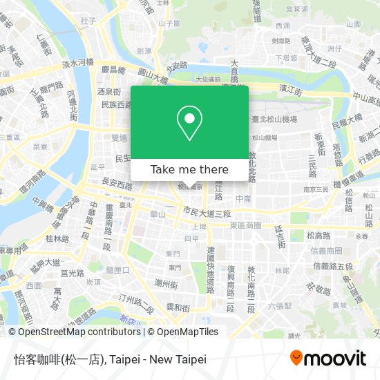 怡客咖啡(松一店) map