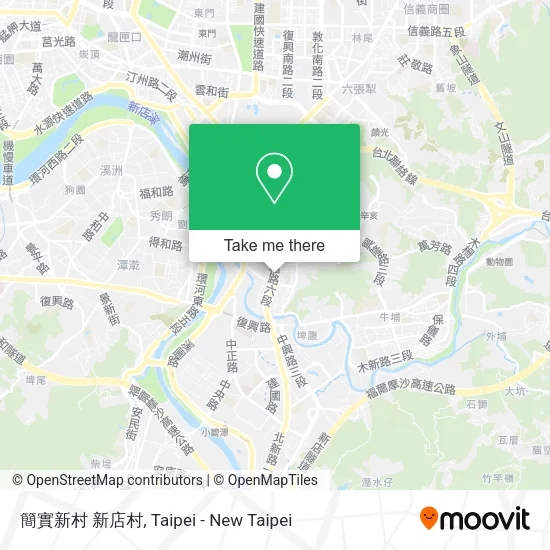 簡實新村 新店村地圖