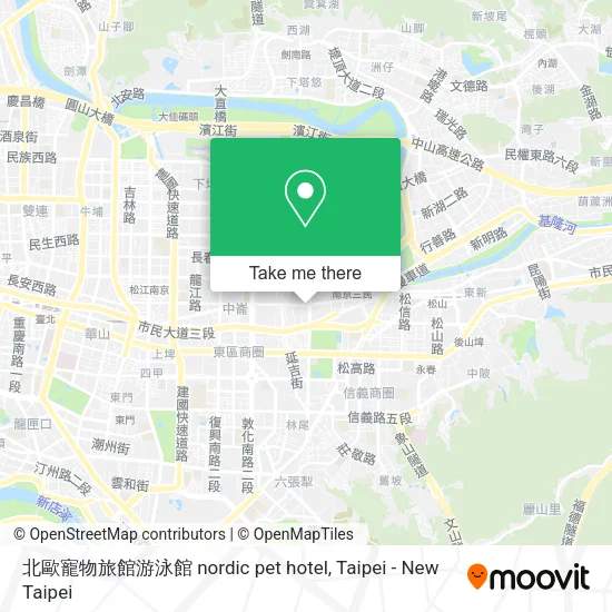 北歐寵物旅館游泳館 nordic pet hotel地圖