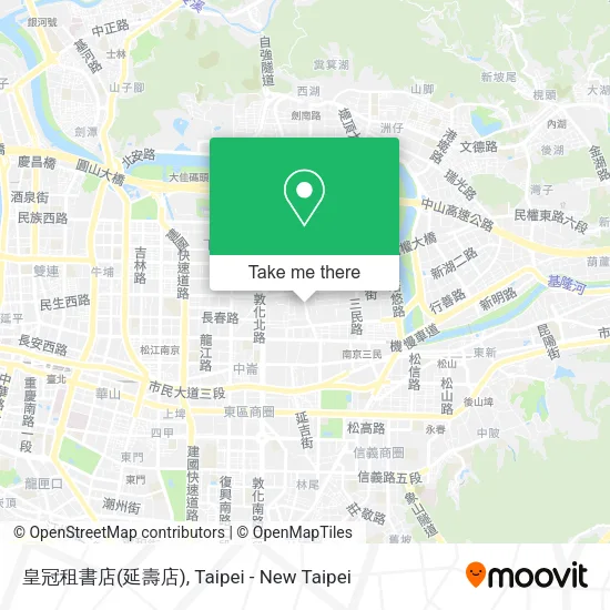 皇冠租書店(延壽店)地圖