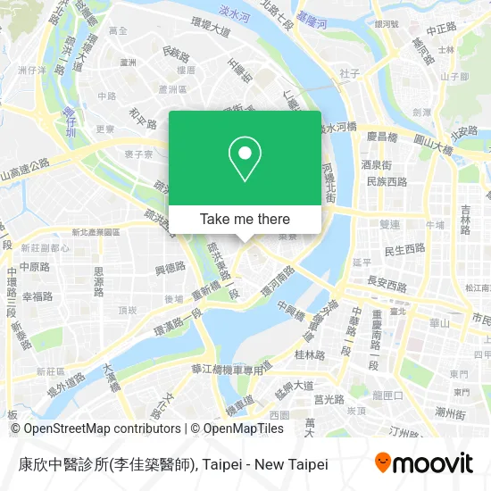 康欣中醫診所(李佳築醫師)地圖